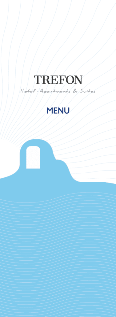 Trefon Hotel food menu